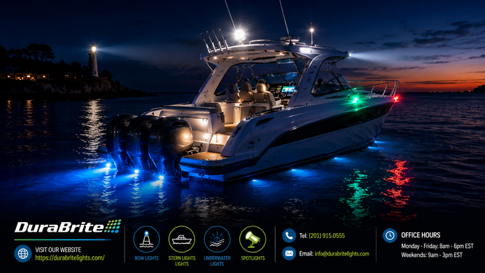 Comparing the Best Marine LED Lights: Bow, Stern, Underwater & Spotlight Options