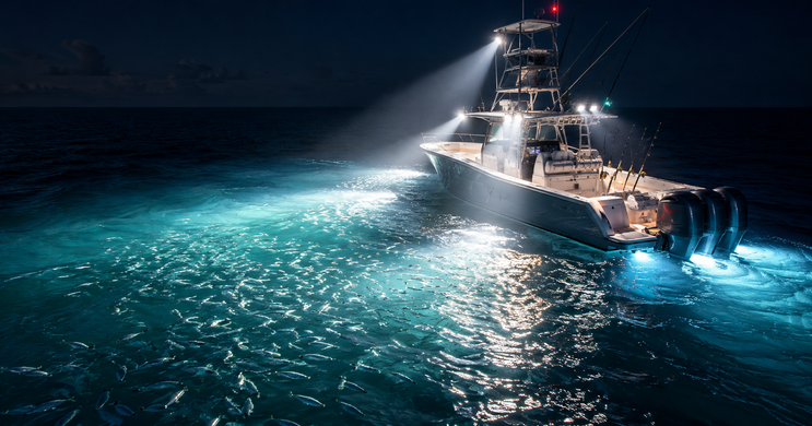 Best Marine LED Lights: Bait Attraction vs. Navigation Use